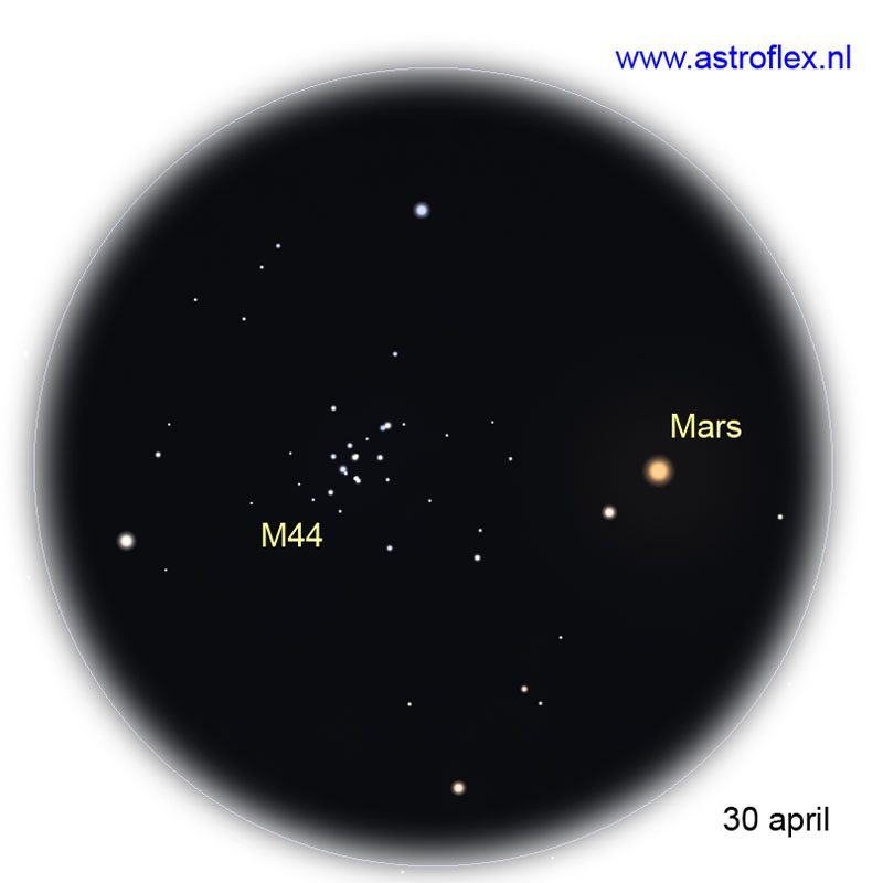 Mars en M44