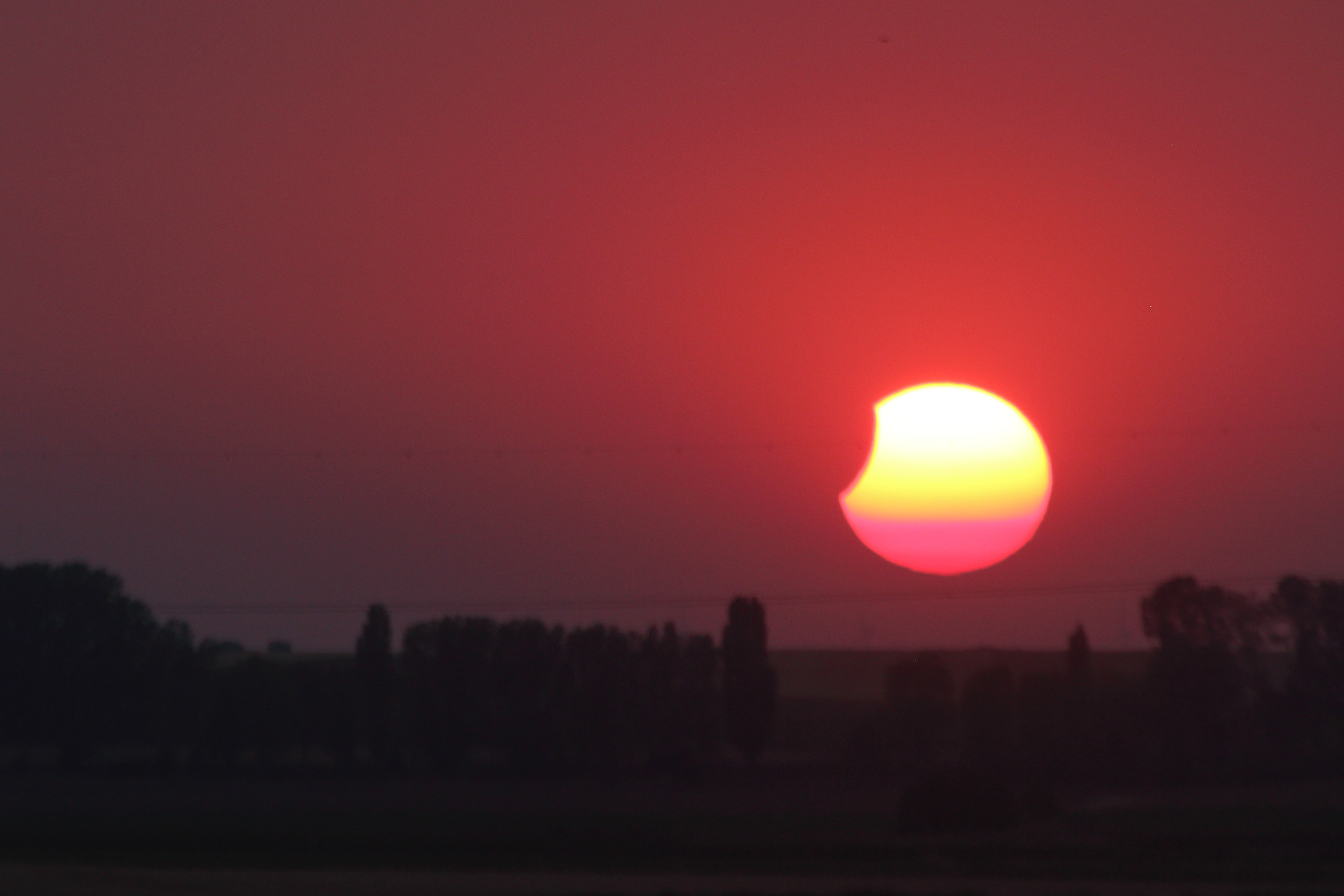 eclipsondergang